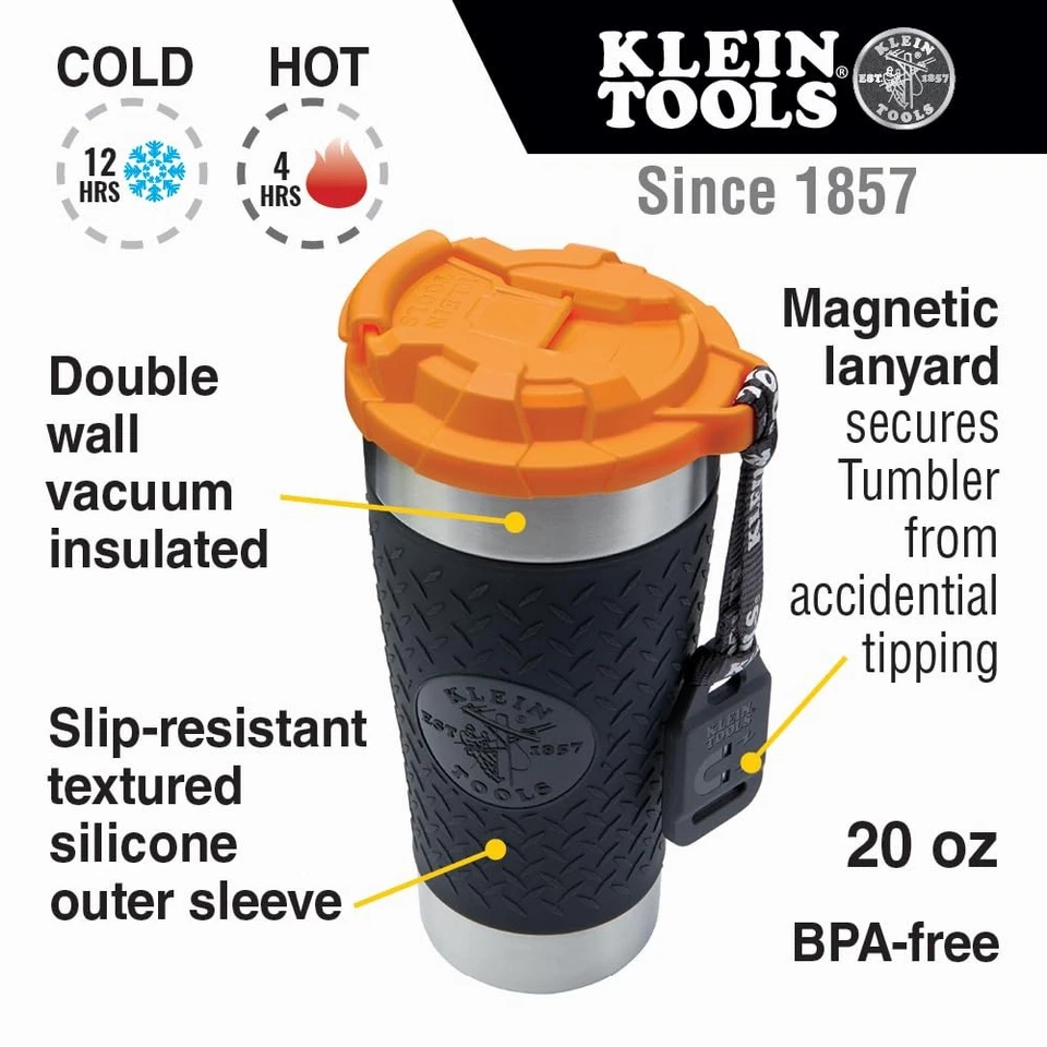 Klein Tools 3 Piece Tradesman Pro Backpack Kit with Tumbler and Keychain - Image 3 of 4