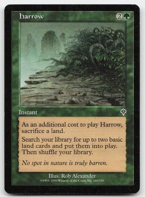 Harrow #189 (LP) Invasion INV Magic MTG