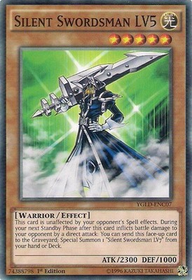 Silent Swordsman LV5 Unlimited Common King of Games: Yugi's Legendary Decks YGLD