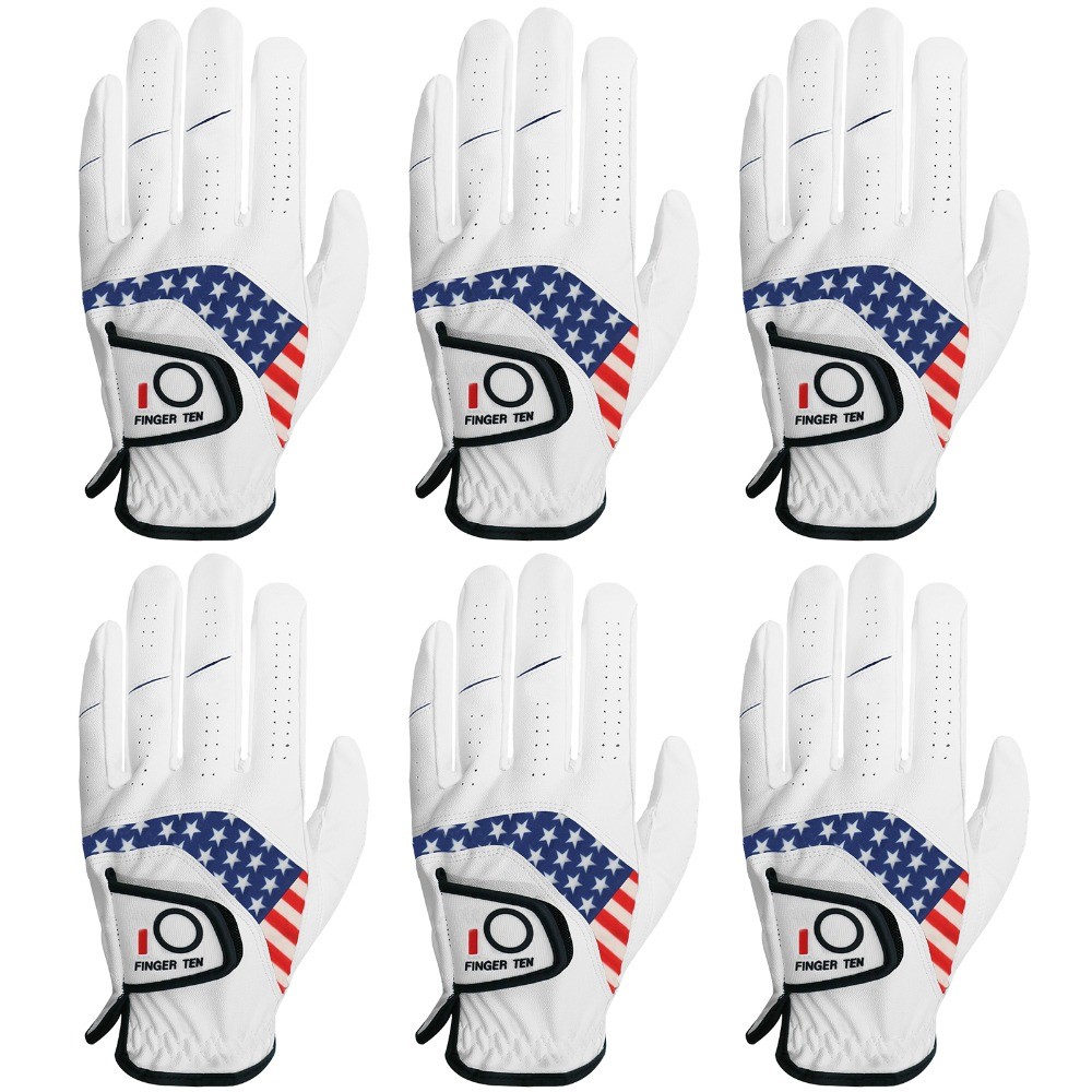 Gloves Left Hand All Weather Grip Soft Flexible For Golfers 6 Pack Us