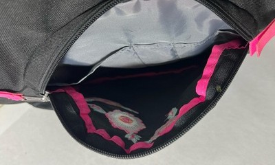 Trans By Jansport Black Pink Backpack Rosa Floral Embroidered Design | eBay Trans By Jansport Black Pink Backpack Rosa Floral Embroidered Design | eBay