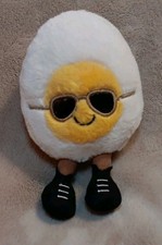 Jellycat Amuseables Boiled Chic Egg With Sunglasses Small Plush Rare