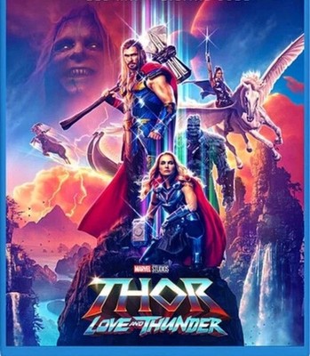 Thor: Love and Thunder Blu Ray Excellent Ex Library Ships Free