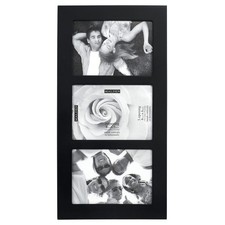 - 951-346 4x6 3-Opening Collage Picture Frame - Displays Three 4x6 Pictures -...