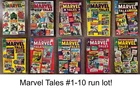 Marvel Tales #1-10 1 2 3 4 5 6 7 8 9 10 RUN LOT Amazing Spider-Man Thor Iron Man