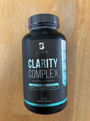 BLife Clarity Complex Platinium Series - 120 Capsules Memory Concentration Focus