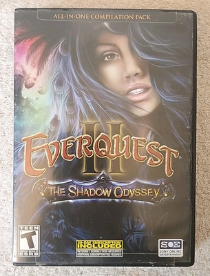 Everquest II The Shadow Odyssey (PC DVD-ROM 2009) Complete in Box  NEW POSTER 