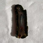 SEAM AGATE SLAB ~ 51 grams / rough jasper mineral rock cab green red — photo 3