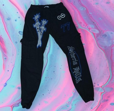 Rare HTF Post Malone x Siberia Hills Motley Crew collection sweatpants men's lg