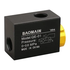 Pneumatic One Way Quick Exhaust Valve Qe01 1/8pt Inlet Port