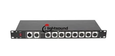DMX512 8Way Isolated Splitter Amplifier Distributor 3Pin XLR for par moving head