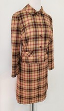 Vintage 1960s PENDLETON Plaid Wool SUIT Cropped Jacket Short Skirt Sz 10