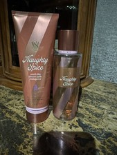 Victoria's Secret Fragrance Mist  Lotion Set NAUGHTY SPICE LIMITED Edition