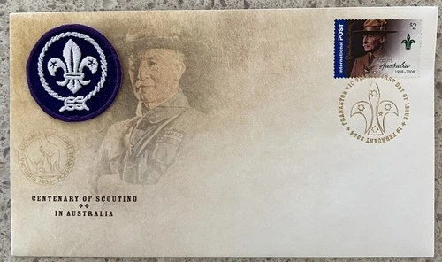 AUSTRALIA 2008 CENTENARY OF SCOUTING FIRST DAY COVER LIMITED EDITION