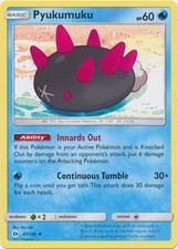Pyukumuku Sun and Moon Base Set 47/149 Regular Uncommon 2017 Pokemon TCG MP