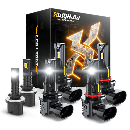 ⭐For Nissan Armada 2005-2010 LED Headlight Hi/Lo Beam Fog Light Kit 6500K Bulbs - Picture 1 of 11