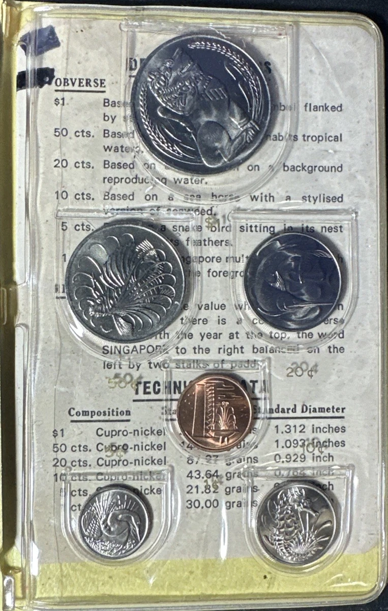 Uncirculated 1974 Singapore Coins for sale | eBay