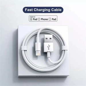 Cable de carga rápida USB largo de alta resistencia para iPhone 14 13 12 11 X XR 2m