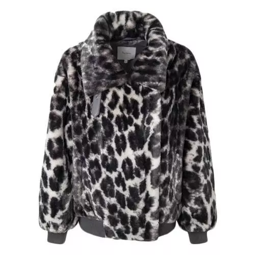Pepe jeans faux fur coat sales