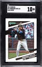 2021 Donruss #71 Fernando Tatis Jr. SLAM DIEGO Variation SGC 10 GEM