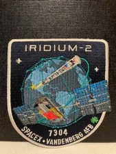 SpaceX Patch IRIDIUM-2- FALCON 9 Mission Patch for Satellite Launch Mission