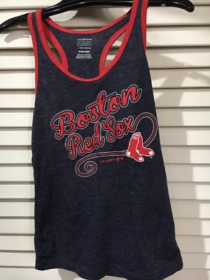 Team Athletics MLB Baseball Girls Extra Small XS Boston Red Sox Tank Top 138