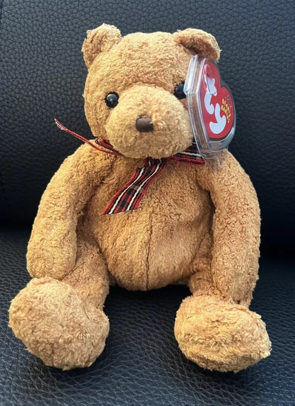 TY BEANIE BABY - WOODY BEAR - MINT CONDITION - RETIRED WITH TAGS