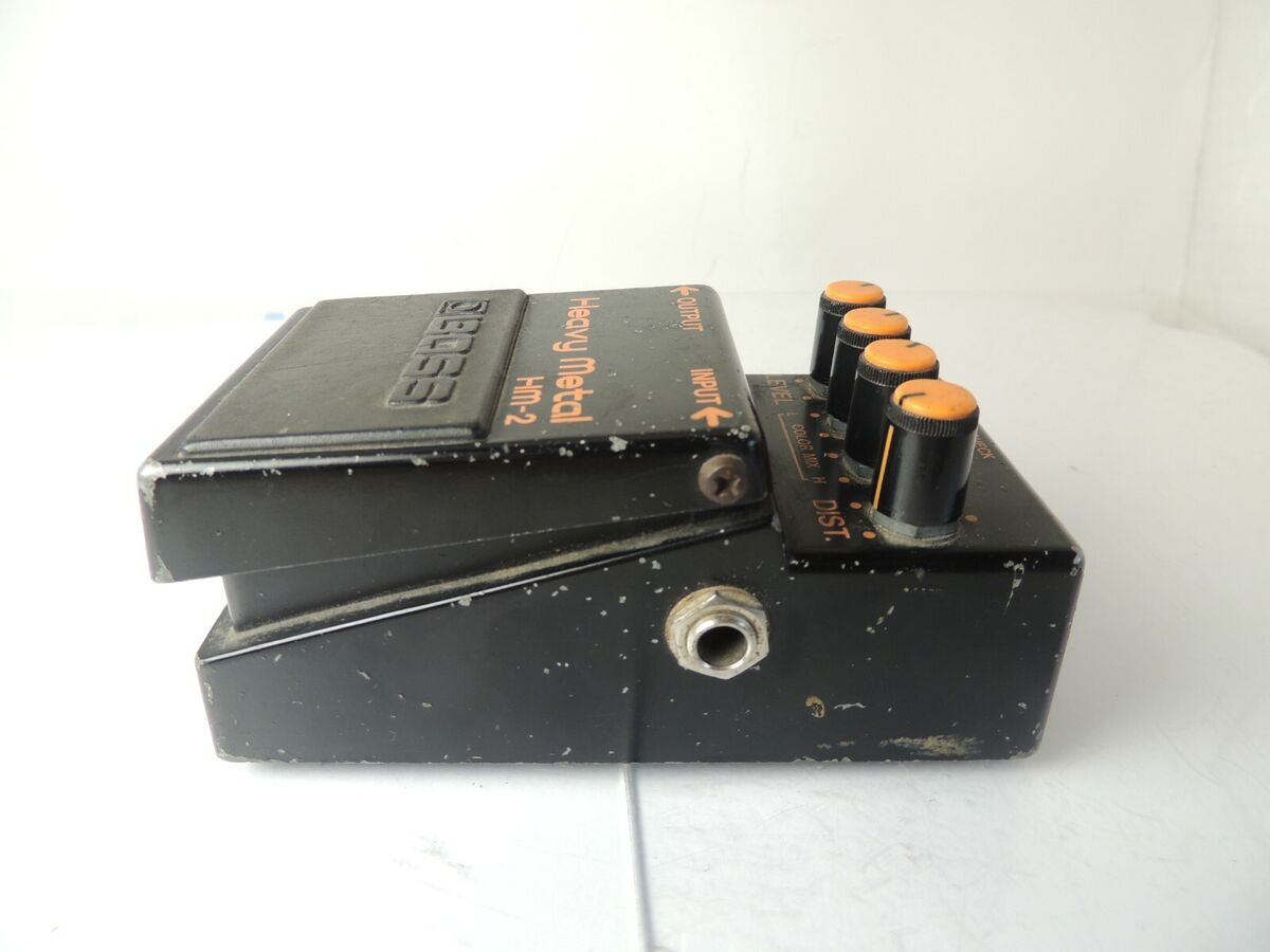 Vintage 1984 Boss HM-2 Heavy Metal Distortion Effects Pedal Vintage 1984 Boss HM-2 Heavy Metal Distortion Effects Pedal