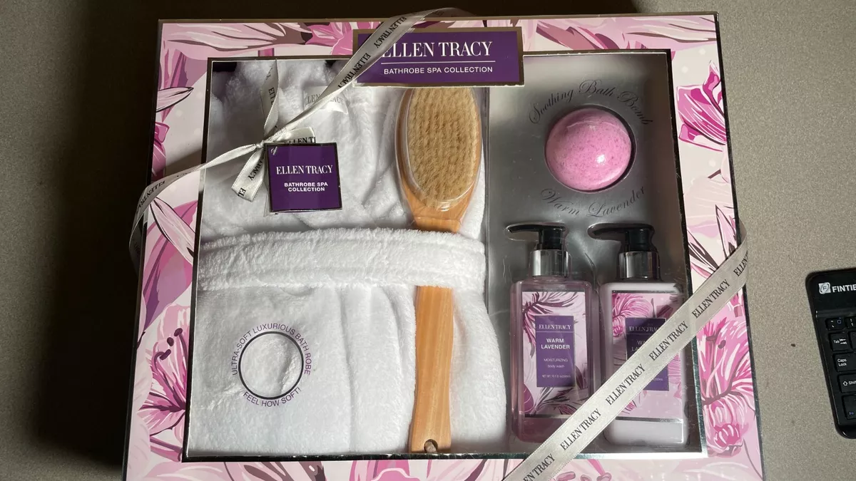 Ellen tracy bathrobe 2025 spa collection