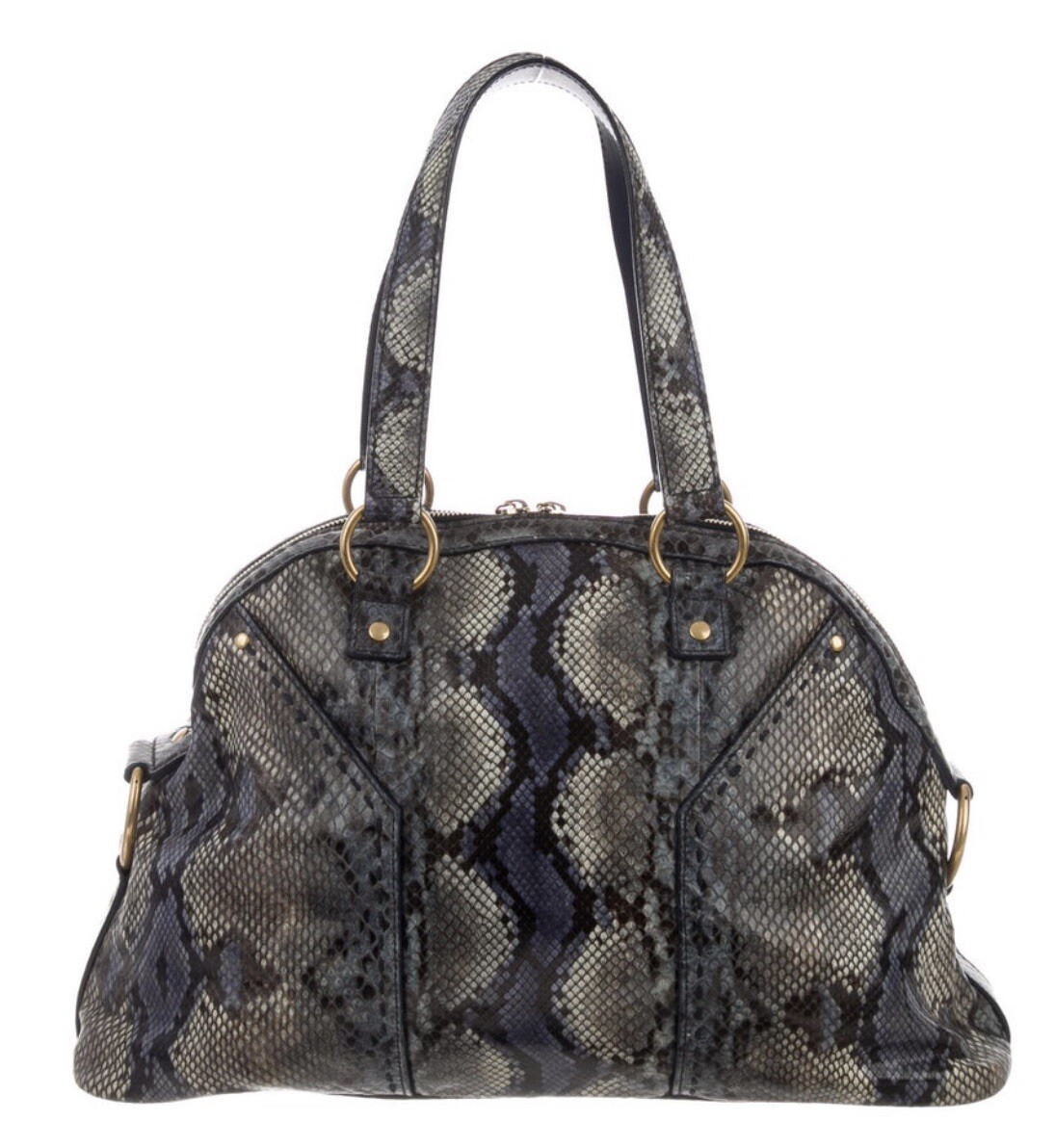 BORSA MUSA IN PELLE DI SERPENTE $3995 YVES SAINT LAURENT PYTHON