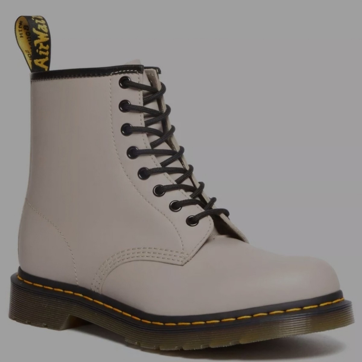 Dr Martens 1460 vintage taupe smooth leather size 9 US men’s boots Dr. Martens 1460 Burgundy Smooth Bordeaux - Free delivery  main image 2