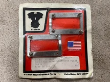 V-Twin Manufacturing 36-57 Rigid Frame Rear Axle Protector Plates 37-8882