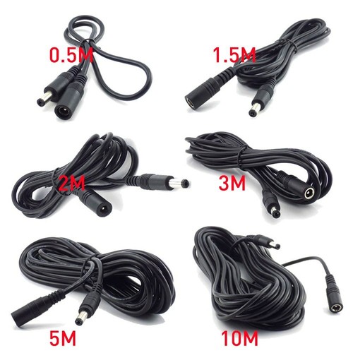 12V DC Power Extension Cable Male to Female Plug 2.1X 5.5mm led strip light - Picture 3 of 14