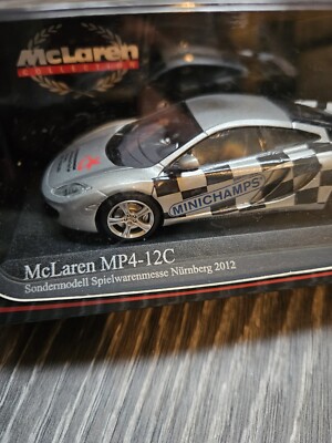 McLaren MP4-12C NÜRNBERG 2012 TOY FAIR PROMO 1/43 Minichamps RARE 576pcs Diecast