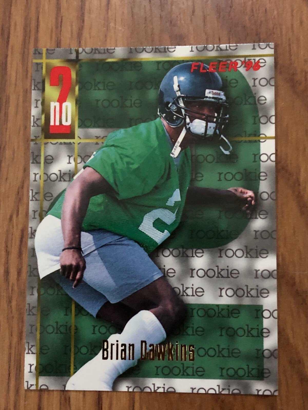 Brian Dawkins 1996 Fleer Rookie Card RC #150 - Philadelphia Eagles - QTY