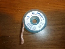 GC ELECTRONICS DE-SOLDER BRAID 12-5100 USA MADE 5FT .100",NEW