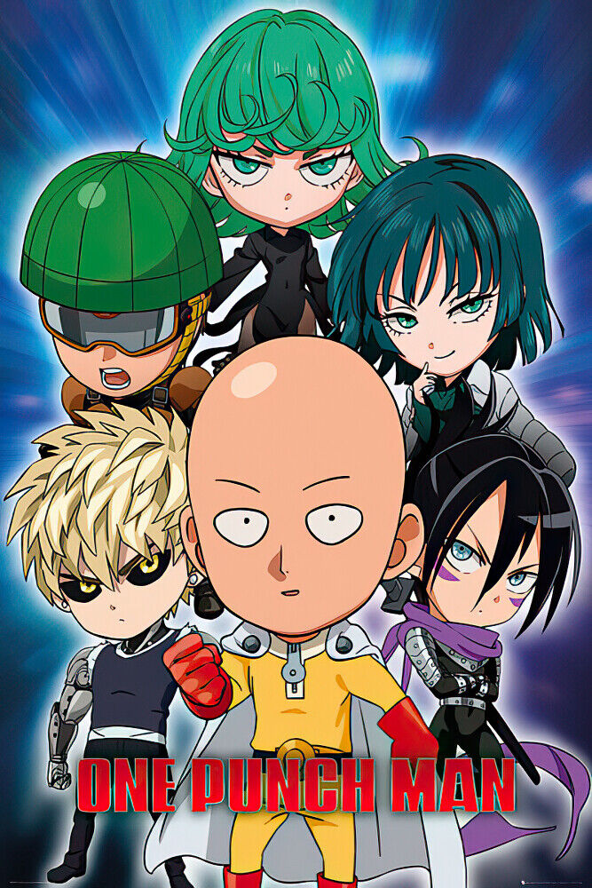 Poster One Punch Man Characters Character Anime Manga Wall Art