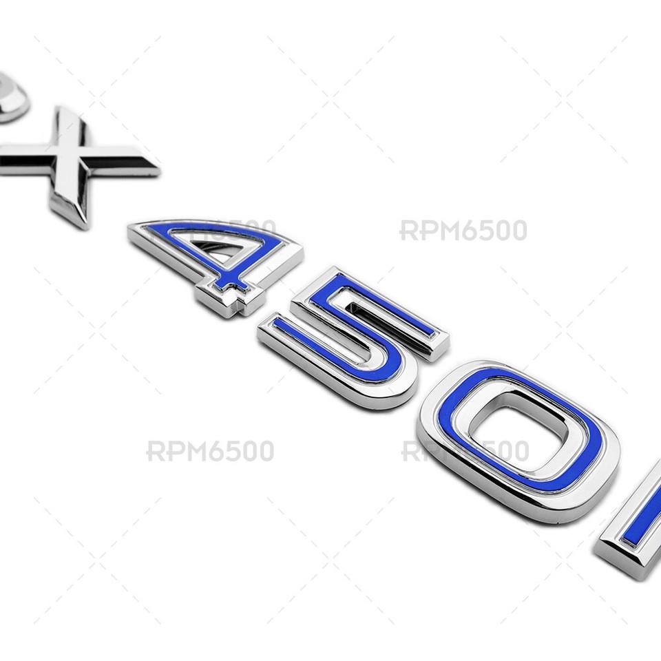 Lexus Liftgate OEM Chrome RX 450h Letter Logo Badge Car Emblem Replace