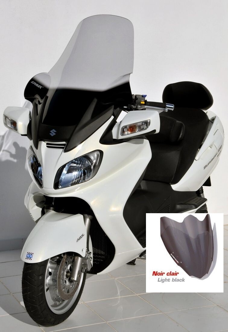 Bulle Ermax 65cm Suzuki Burgman 650 Executive 2005-2012, pièce pare-brise de rechange