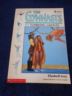 THE GYMNASTS #7 TUMBLING GHOSTS APPLE PAPERBACKS ELIZABETH LEVY SCHOLASTIC VG D4