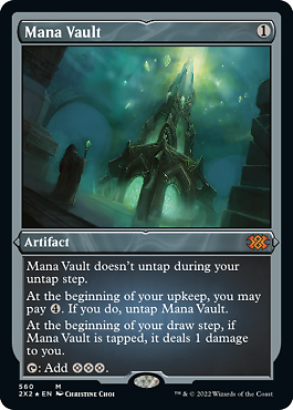 も*ち様 Mana Vault - Magic: The Gathering MTG - Mana Vault - Foil Etched, Double Masters 2022 Variants | eBay UK