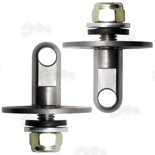 2 x Military Ammo Box Lock Adapter Hardware Kit for Padlock Locking TIN CAN NATO