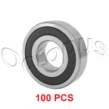 100PC Premium 607 2RS ABEC3 Rubber Sealed Deep Groove Ball Bearing 7 x 19 x 6mm