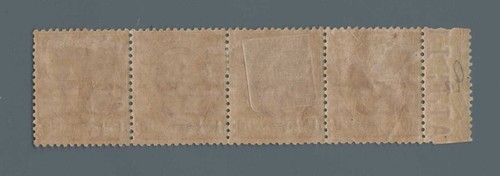 LIBIA - 1915 - Leoni 10 cent. Varietà Sovr. fortem. spostata in senso orizz. MH - Picture 2 of 2
