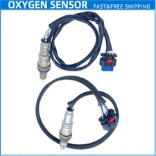 2psc Oxygen Sensor For 2018-2023 Ford Mustang 5.0L Upstream Left+Downstream Left