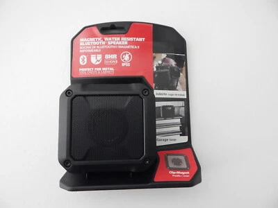 New Jobsite Magnetic Bluetooth Stereo Speaker Black New