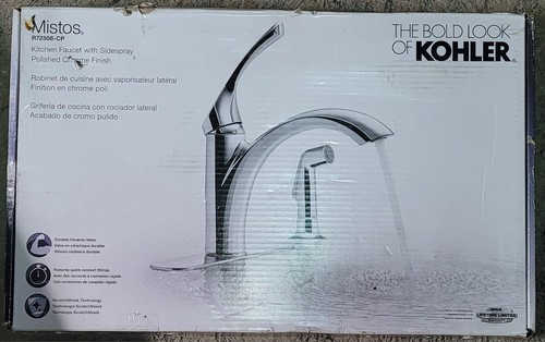 NEW Kohler Chrome Finish Mistos r72508-CP Kitchen Faucet - No Sidespray-Assembly - Picture 10 of 12