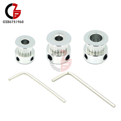 2GT 16/20T Timing Belt Pulley Synchronous Wheel Bore 5mm/8mm Width 6mm / Wrench