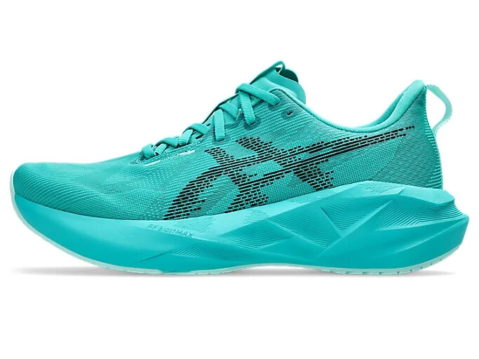 ASICS Men's Running Shoes NOVABLAST 5 Wave Teal/Black 1011B974.401