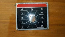 Vintage Allied Radio Corp Switch Selector Aluminum Plate #55-172
